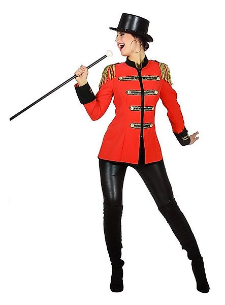 Metamorph Kostüm Zirkusdirektorin Jacke, Rote Damenjacke für Garde oder Zir günstig online kaufen