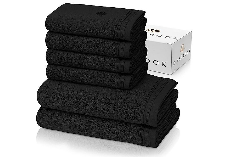 KLASBROOK Handtuch Set Linnea, (6-St), 2, 4 oder 6 teiliges Luxus Set, 100% günstig online kaufen