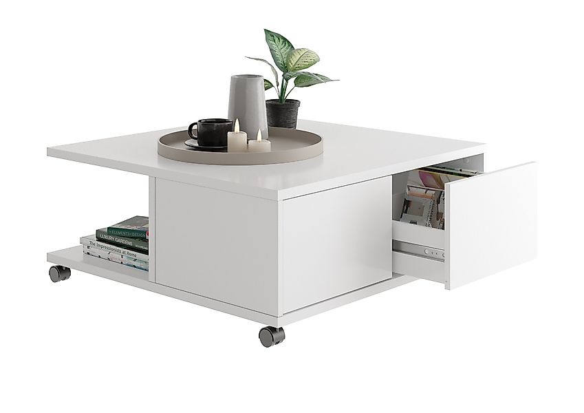 PREISBRECHER Couchtisch TWIN 1, in weiß günstig online kaufen