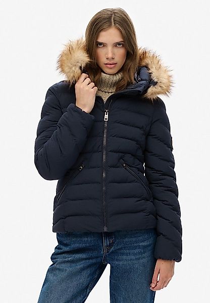 Superdry Steppjacke FUJI FAUX FUR HOOD PADDED JKT günstig online kaufen