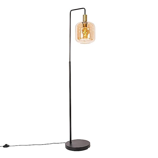 Qazqa Stehlampe Zuzanna, ohne Leuchtmittel, E27, günstig online kaufen