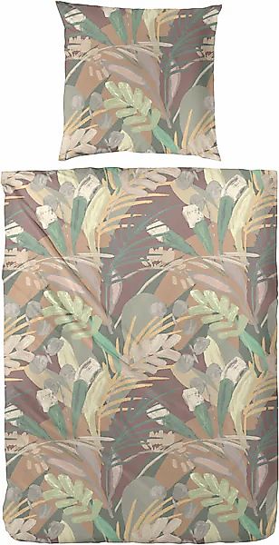Primera Bettwäsche »Feinbiber-Bettwäsche Selva« 2 Stk. tlg. in expressiv fl günstig online kaufen