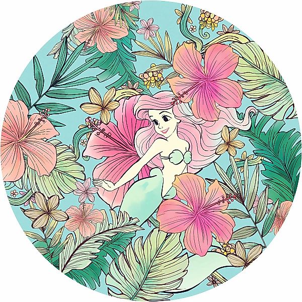 Disney Selbstklebende Runde Tapete Arielle Die Meerjungfrau Multicolor Ø 12 günstig online kaufen