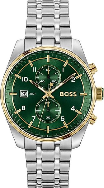 BOSS Chronograph SKYTRAVELLER 1514195, Quarzuhr, Herrenuhr, Armbanduhr, Sto günstig online kaufen