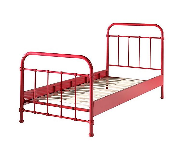 58 aufm Kessel Bettgestell Metallbett Karlyn 210x98x111 Einzelbett Kinderbe günstig online kaufen