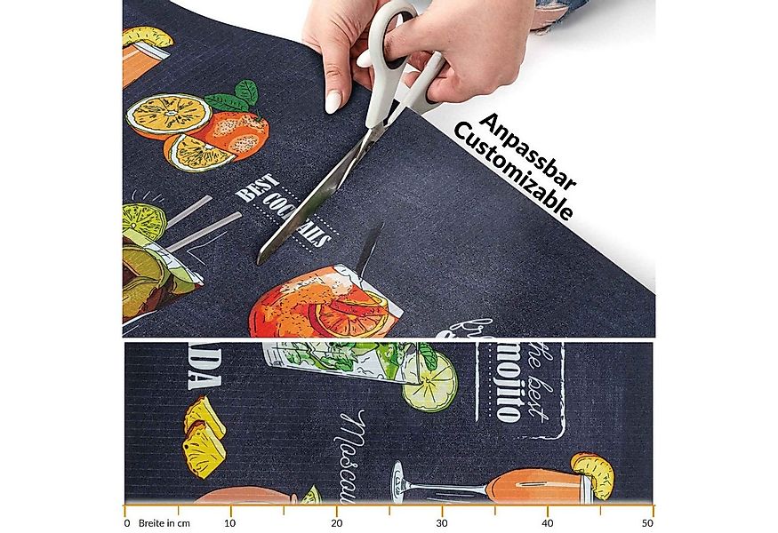 ANRO Küchenläufer Hochwertig GreenLine Flurläufer Teppichläufer Textil, Eck günstig online kaufen