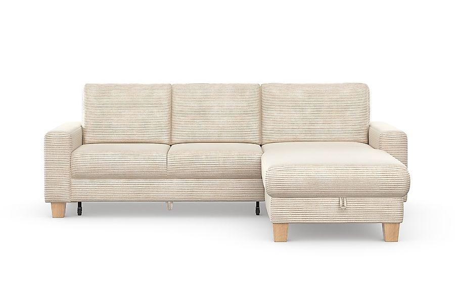 Home affaire Ecksofa »Summer L-Form«, mit Recamiere, mit oder ohne Bettfunk günstig online kaufen