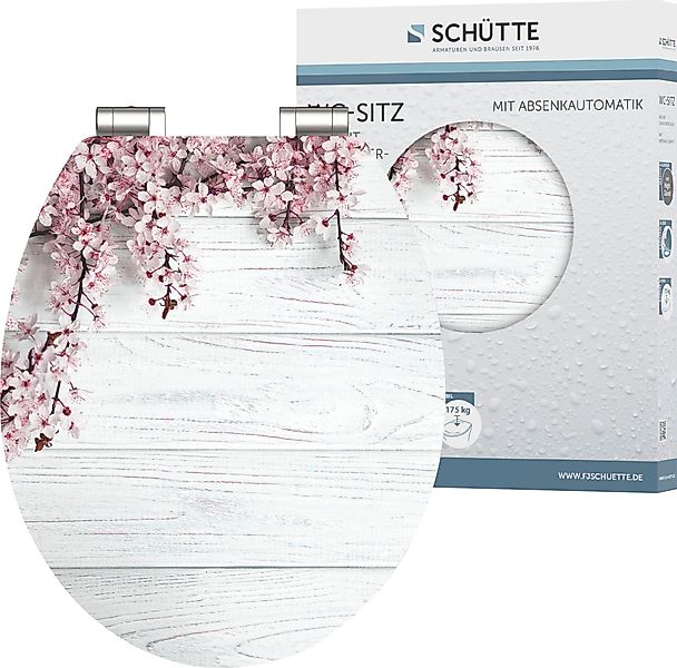 Schütte WC-Sitz Flowers&Wood, High Gloss mit günstig online kaufen
