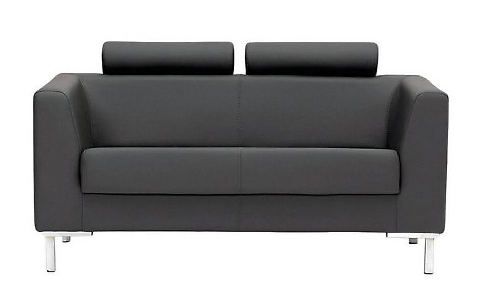 Xlmoebel 2-Sitzer 2-Sitzer Ledersofa mit Designer-Textilbezug, 1 Teile, Her günstig online kaufen