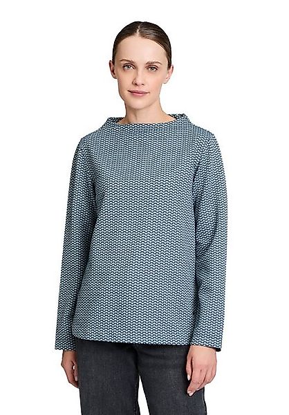 Betty&Co Kurzarmshirt Betty & Co Strukturshirt mit Turtle Neck (1-tlg) Stru günstig online kaufen