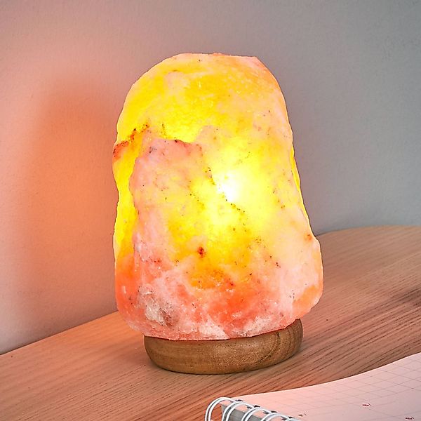 HIMALAYA SALT DREAMS Salzkristall-Tischlampe Rock, Leuchtmittel wechselbar, günstig online kaufen