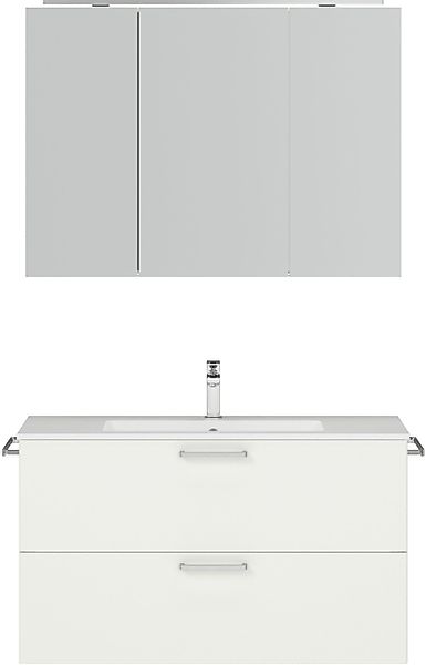 nobilia® Badmöbel-Set »Tolvina«, (2 St., vormontiert, mit Soft-Close), inkl günstig online kaufen