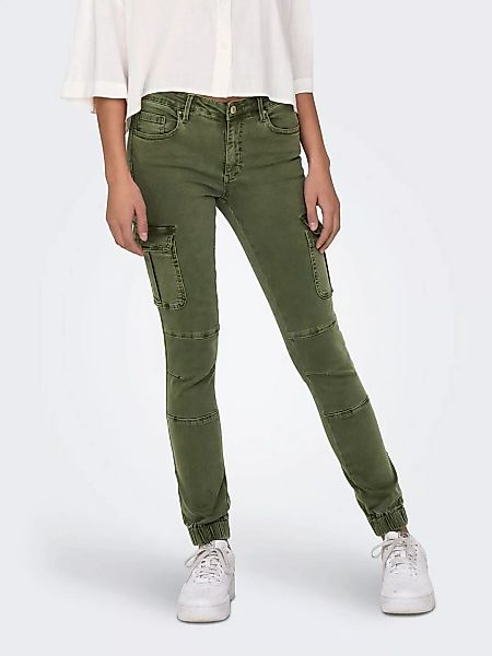 Only Damen Cargo Jeans ONLMISSOURI REG ANK LIFE - Slim Fit günstig online kaufen