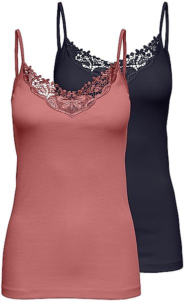ONLY Spitzentop ONLKIRA LACE SINGLET 2PACK günstig online kaufen