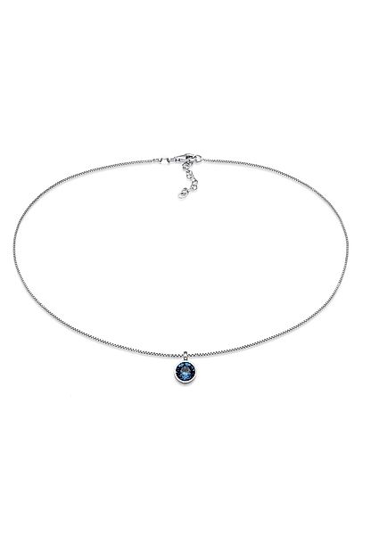 Elli Choker Solitär Venezianerkette 925 Silber, günstig online kaufen