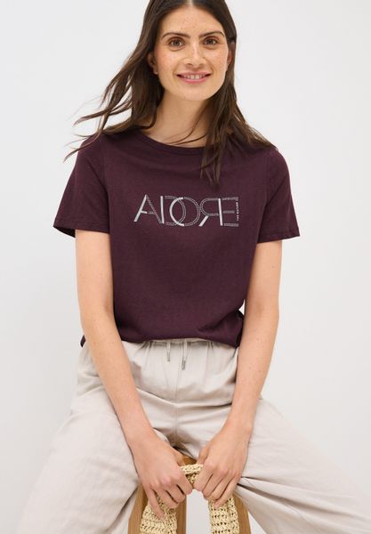 Cecil T-Shirt mit Burnout-Optik günstig online kaufen