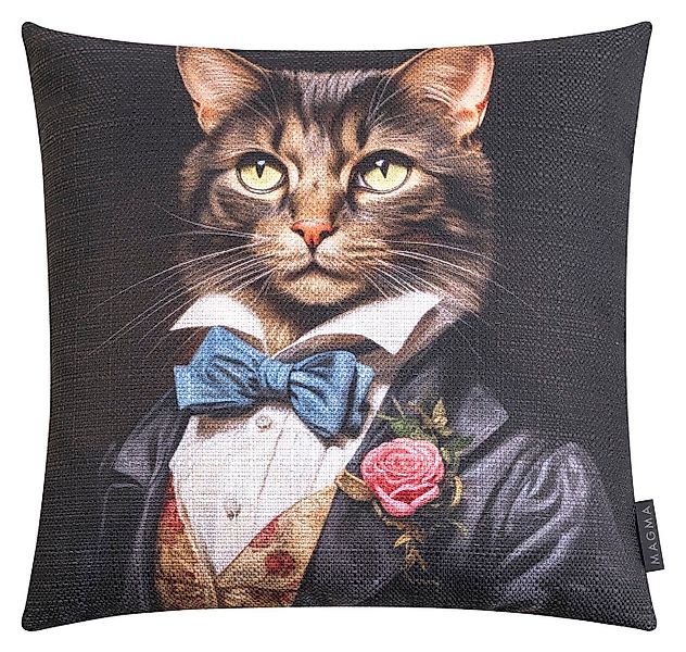Magma Heimtex Kissenhülle Zierkissenhülle Snobby Tiermotiv Katze oder Hund, günstig online kaufen