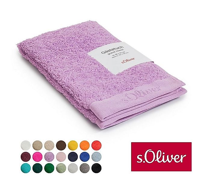 s.Oliver Gästehandtuch s.Oliver, Premium Qualität, 600 gr/m², auch als Sets günstig online kaufen
