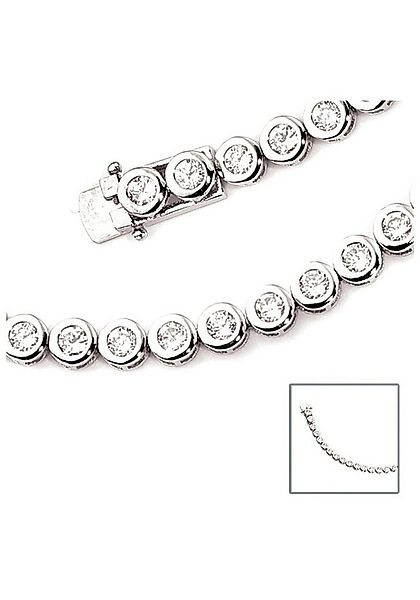 JOBO Silberarmband, 925 Silber mit Zirkonia 19 cm günstig online kaufen