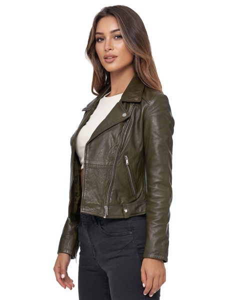 Tazzio Lederjacke F507 Biker Look mit günstig online kaufen