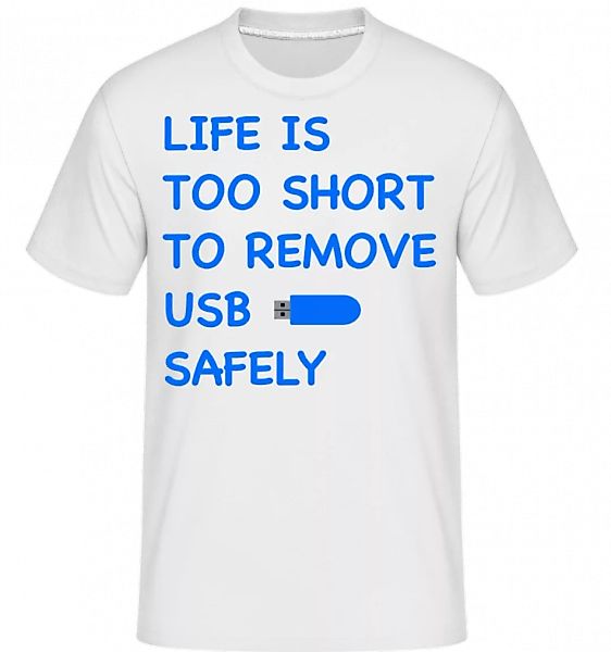 Remove USB Safely · Shirtinator Männer T-Shirt günstig online kaufen