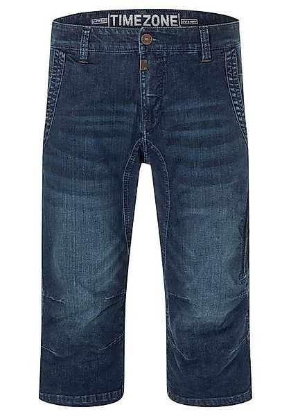 TIMEZONE Jeansshorts Jeans Shorts mit geradem Bein und Kontrast Naht Capri günstig online kaufen