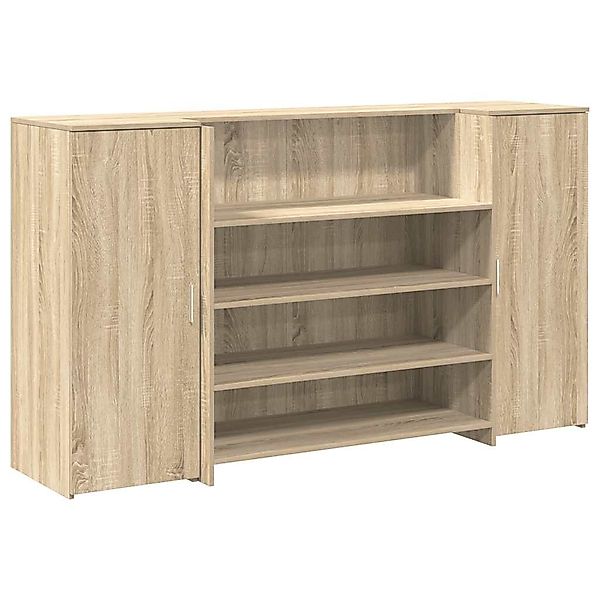 vidaXL Schreibtisch Empfangstheke Sonoma-Eiche 180x50x103,5 cm günstig online kaufen