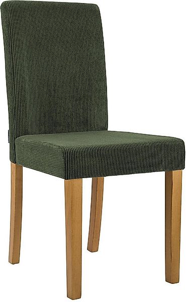CLP Esszimmerstuhl Ina (1er, 1 St), Cordbezug, mit Rückenlehne günstig online kaufen