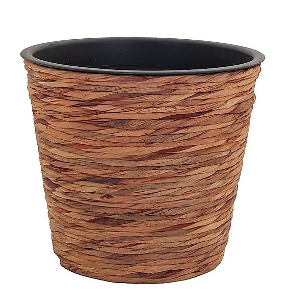 tegawo Übertopf mit Wasserhyazinthe umwickelt günstig online kaufen