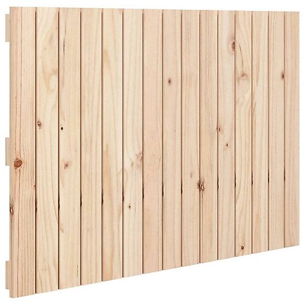 vidaXL Bett, Wand-Kopfteil 95,5x3x60 cm Massivholz Kiefer günstig online kaufen