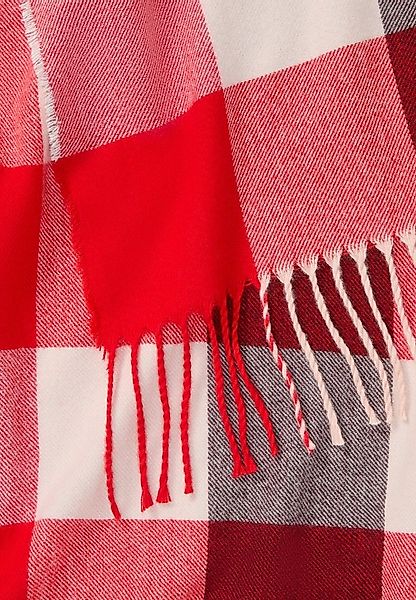 camel active Schal Feiner Webschal mit kariertem Muster günstig online kaufen