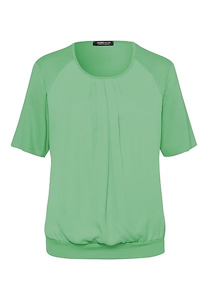 FRANK WALDER Blusenshirt im Materialmix günstig online kaufen
