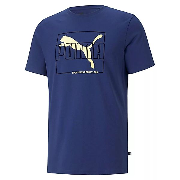 Puma Flock Kurzarm T-shirt XL Elektro Blue günstig online kaufen