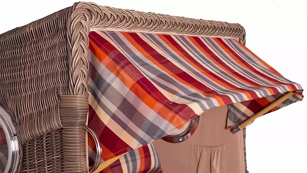 Strandkorb Rantum Teak PE grey Dessin 584 günstig online kaufen