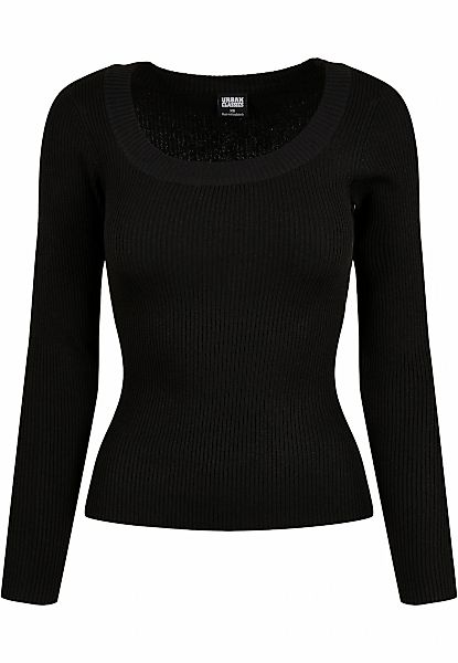 URBAN CLASSICS Rundhalspullover "Urban Classics Damen Ladies Wide Neckline günstig online kaufen