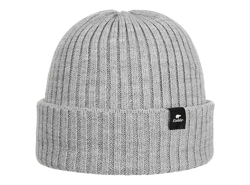 Eisbär Strickmütze (1-St) Wintermütze mit Umschlag günstig online kaufen