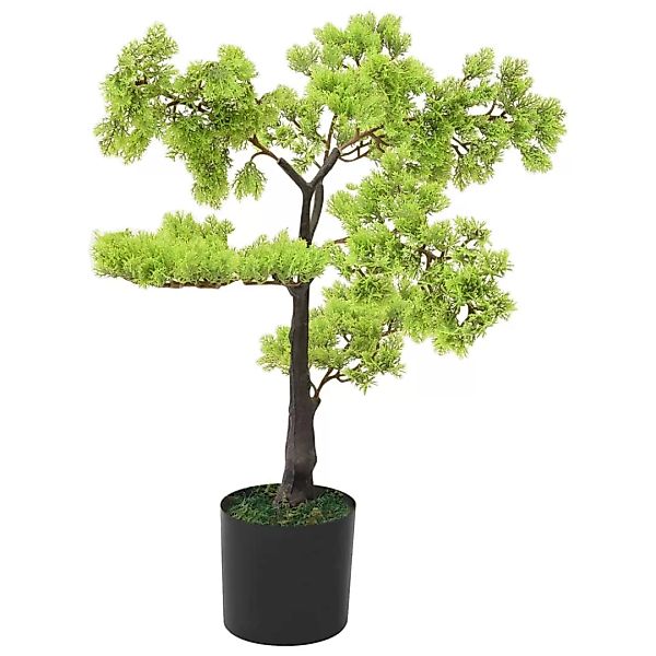 Künstlicher Bonsai Zypresse Mit Topf 60 Cm Grün günstig online kaufen