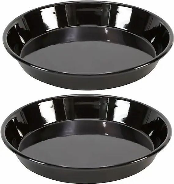 GSD HAUSHALTSGERÄTE Backblech Stahl Set, 2 Stk. tlg. Ø 24 cm günstig online kaufen