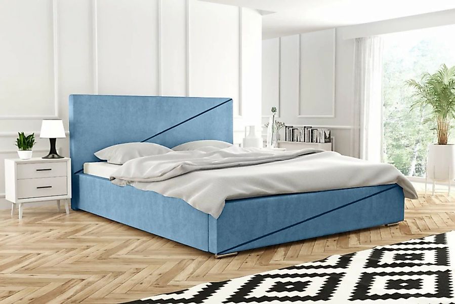 MARPUR Polsterbett LOU (Polsterbett mit Bettkasten und Kopfteil, Lattenrost günstig online kaufen