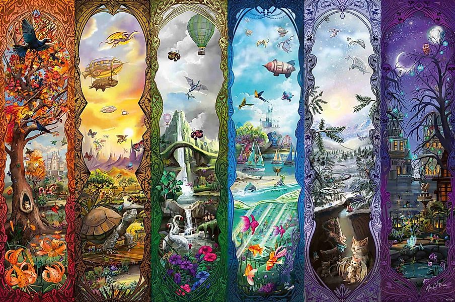 Ravensburger Puzzle 7000 Teile Puzzle Die sechs Portale 12001422, Puzzletei günstig online kaufen