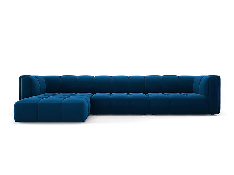 Milo Casa | Ecksofa Francesca Samt links 5-Sitzer günstig online kaufen