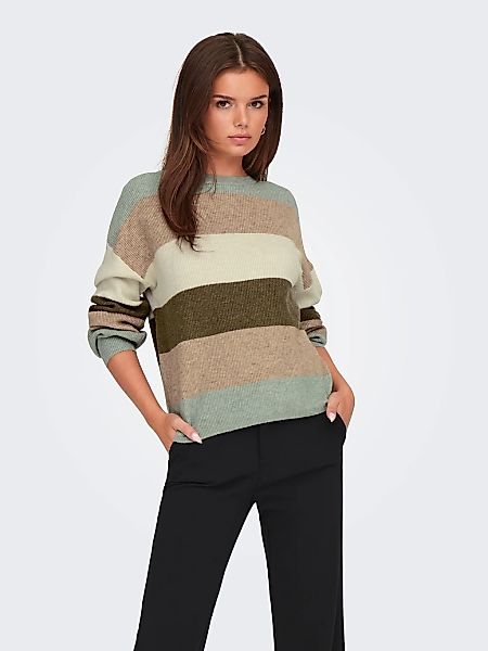 ONLY Strickpullover "ONLATIA L/S STRIPE PULLOVER KNT NOOS" günstig online kaufen