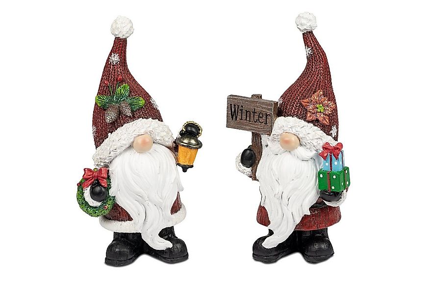 formano Dekofigur Winterzeit, Farbe: Rot, Motiv: Wichtel günstig online kaufen