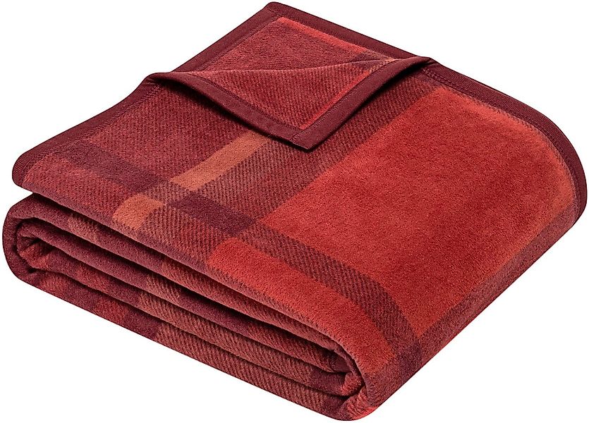 Wohndecke York, IBENA, mit elegantem Karo günstig online kaufen
