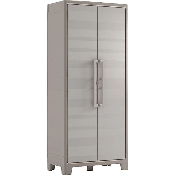 KIS Kunststoffschrank Gulliver Sandbeige 80 x 44 x 182 cm 8 Böden günstig online kaufen