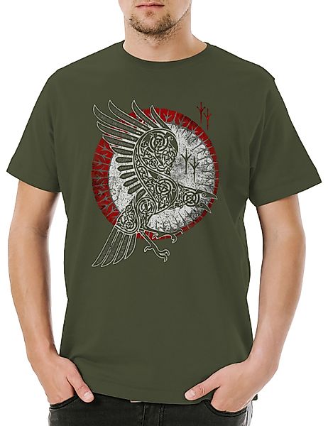 Urban Backwoods Print-Shirt Norse Raven Herren günstig online kaufen