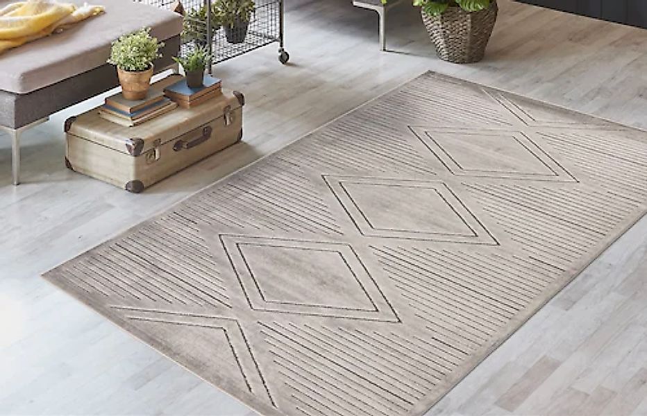 Kayoom Teppich »Madita 100«, rechteckig, 9 mm Höhe günstig online kaufen