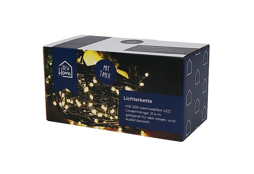 BURI Lichterkette LED-Außen-Lichterkette 19,9m Weihnachtsbeleuchtung Partyl günstig online kaufen