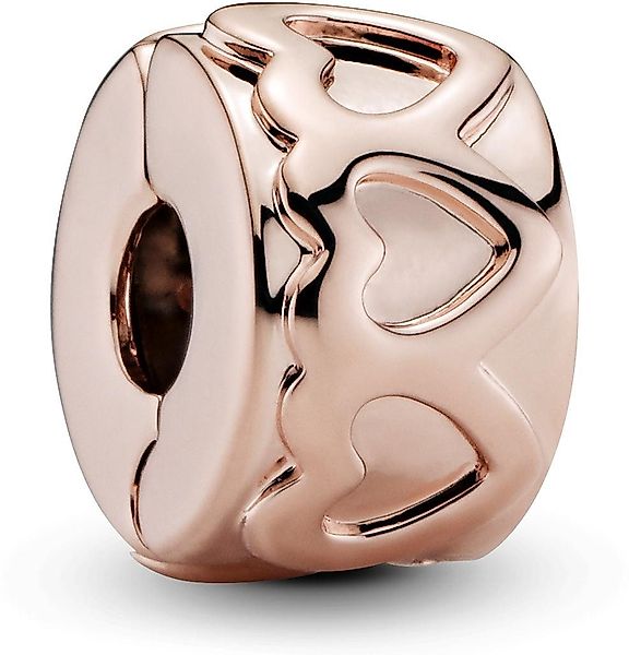 Pandora Kettenanhänger Pandora Gereihte Herzen Clip günstig online kaufen