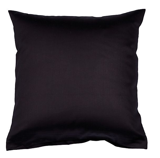 Janine Janine Mako-Satin Bettwäsche Colors 31001 schwarz Größe:  40x40 cm günstig online kaufen
